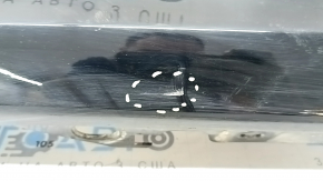 Left side sill for BMW 3 G20 19-24, black with backlight, scratches