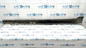 Right side sill for BMW 3 G20 19-24, black with backlight, scratches, dents