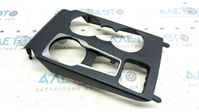 Ford Escape MK4 2020 center console trim, black, textured, chrome trim, broken mount, scratches