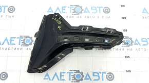 Left rear bumper grille for BMW 3 G20 19-22 without chrome moldings, crack in mount, scratch