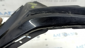 Left rear bumper grille for BMW 3 G20 19-22 without chrome moldings, crack in mount, scratch