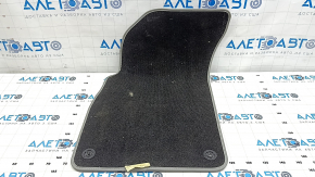Front right floor mat for Audi Q7 16-18, gray, dry cleanable