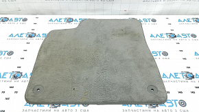 Front left floor mat for Audi Q7 16-25, gray, dry-cleanable