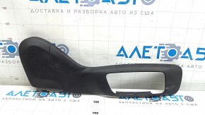 Black passenger seat side trim for BMW 3 G20 19-24, electric, with plug