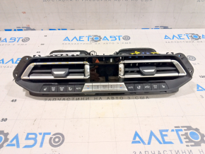 BMW X5 G05 19-23 climate control with heated seats, left air duct defective