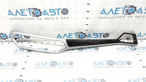 Right front panel trim for BMW 3 G20 19-22 in gray wood, air under varnish