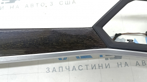Right front panel trim for BMW 3 G20 19-22 in gray wood, air under varnish