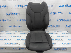 Driver's seat upholstery for BMW 3 G20 19-21, black leather, heated, dry-cleanable, water contact