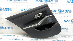 Door trim panel rear left BMW 3 G20 19-24 black without curtain, with handle, with backlight