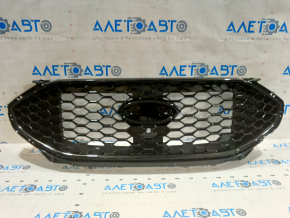 Grill grille Ford Edge 19-24 under camera, ST, black gloss