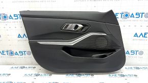 Door trim panel front left BMW 3 G20 19-24 black, with handle, with backlight, dented