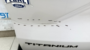 Naked tailgate with glass for Ford Escape MK4 20-22, white AZ, scratched