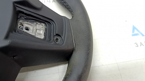 BMW 3 G20 19-24 black leather steering wheel with heated paddle shifters, Sport, with wiring, dented, scratches, needs cleaning, leather peeling