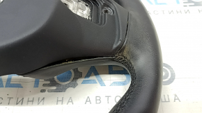 BMW 3 G20 19-24 black leather steering wheel with heated paddle shifters, Sport, with wiring, dented, scratches, needs cleaning, leather peeling