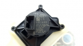 The ignition start-stop button on a Jeep Cherokee KL 14-23 has peeling paint and cracks.