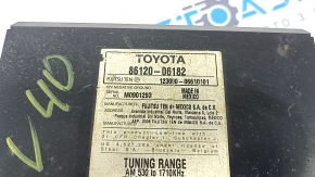 Tape recorder, radio, CD-player Toyota Camry v40 07-09 scratches, missing button, cracks