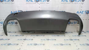Jeep Cherokee KL 19-21 rear lower bumper trim for 2 pipes, gray, scratches, dented, broken fastener