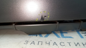 Jeep Cherokee KL 19-21 rear lower bumper trim for 2 pipes, gray, scratches, dented, broken fastener