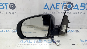 Left side mirror assembly for Jeep Cherokee KL 14-23, 7+7 pins, turn signal, heating, backlight, memory, BSM, sand, scratches
