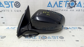 Left side mirror assembly for Jeep Cherokee KL 14-23, 7+7 pins, turn signal, heating, backlight, memory, BSM, sand, scratches