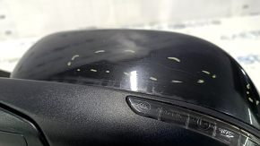 Left side mirror assembly for Jeep Cherokee KL 14-23, 7+7 pins, turn signal, heating, backlight, memory, BSM, sand, scratches