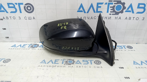 Right side mirror assembly for Jeep Cherokee KL 14-23, 7+7 pins, turn signal, heating, backlight, memory, BSM, scratches, sand