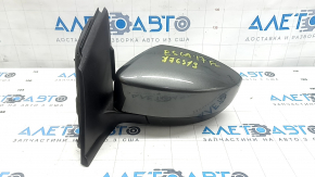 Left side mirror assembly for Ford Escape MK3 17-19, 3-pin rest, graphite J7