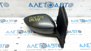 Right side mirror assembly for Ford Escape MK3 17-19, 3 pins, graphite J7, scratches