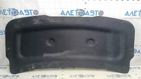 Jeep Cherokee KL 19-23 hood insulation is torn and dented.