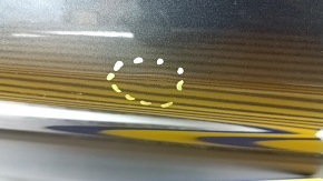 Front left door assembly for Ford Escape MK3 13-19 graphite J7, with code, dents, cracks in the trim, scratches