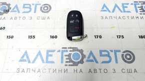 Jeep Cherokee KL 14-23 smart key, 5 buttons, scratches, nicks, chrome chip