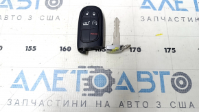Jeep Cherokee KL 14-23 smart key, 5 buttons, scratches, nicks, chrome chip