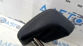 Rear center headrest Jeep Cherokee KL 14-23 black leather, scratches, tear
