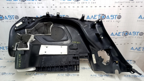 Right arch trim for Jeep Cherokee KL 19-23, black, for electric door and subwoofer, scratches, worn, without trim