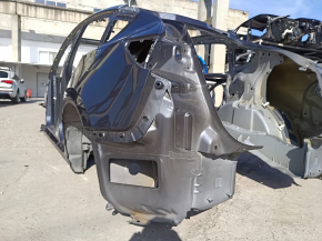Tesla Model Y 20-25 rear left quarter wing on the body, cast side member, iron panel, graphite