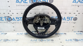 Jeep Cherokee KL 14-21 black leather steering wheel, heated, with lower trim, dents, scratches