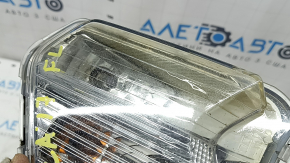 Left turn signal for Ford Escape MK3 2017-2019, white with fog lights, sand, water damage