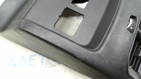 Jeep Cherokee KL 19-21 center console trim with air vent, black, scratches