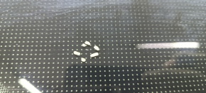 Ford Escape MK3 2017-2019 windshield, air along the edge, sand, chips