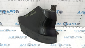 Left rear bumper, bare, Ford Escape MK3 2017-2019, graphite