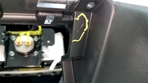 Front dashboard with Airbag for Jeep Cherokee KL 14-23, black, scratched, broken mount, torn seal