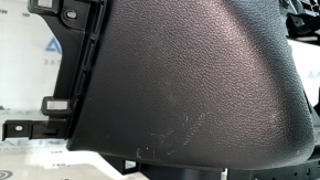 Front dashboard with Airbag for Jeep Cherokee KL 14-23, black, scratched, broken mount, torn seal
