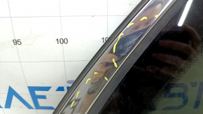 Jeep Cherokee KL 19-20 rear right window, chrome, scratches on chrome
