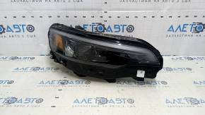 Right front headlight assembly for Jeep Cherokee KL 19-23 LED, with bumpers