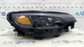 Right front headlight assembly for Jeep Cherokee KL 19-23 LED, with bumpers