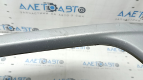 Ford Escape MK3 17-19 front bumper lip trim, silver, sand