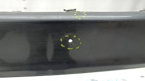 Front bumper, bare, Ford Escape MK3 17-19 rest, graphite, cracked, non-factory holes, sand