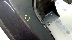 Front bumper, bare, Ford Escape MK3 17-19 rest, graphite, cracked, non-factory holes, sand