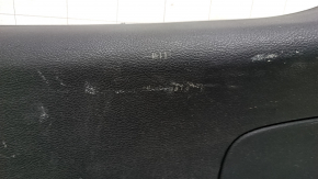 Jeep Cherokee KL 19-22 black tailgate trim, textured, worn, scratches