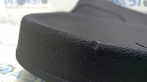 Jeep Cherokee KL 19-22 black tailgate trim, textured, worn, scratches